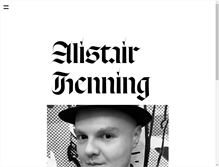 Tablet Screenshot of alistairhenning.com